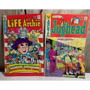 Set of 2 Jughead #255 1976 & Life With Archie #172 Aug. 1976 Archie Comics